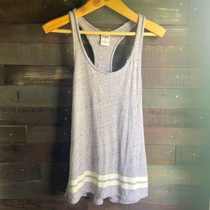 VS Pink distressed tank top size small